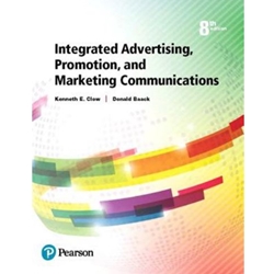 INTEGRATED ADVERTISING, PROMOTION, & MARKETING COMMUNICATIONS 8/E