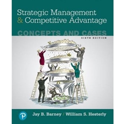 STRATEGIC MANAGEMENT & COMPETITIVE ADVANTAGE: CONCEPTS & CASES