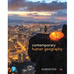 CONTEMPORARY HUMAN GEOGRAPHY PLUS MASTERING GEOGRAPHY WITH PEARSON ETEXT