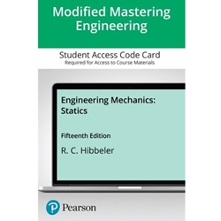 ACCESS CODE FOR MODIFIED MASTERING W/EBOOK FOR ENGINEERING MECHANICS 15E