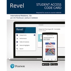 REVEL EBOOK FOR INTERNATIONAL RELATIONS 12/E