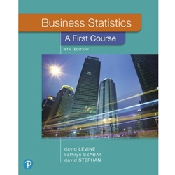 BUSINESS STATISTICS: FIRST COURSE