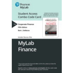 (SET2) MYFINANCELAB W/EBOOK FOR CORP FINANCE 5/E