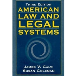 AMERICAN LAW & LEGAL SYSTEMS 3/E