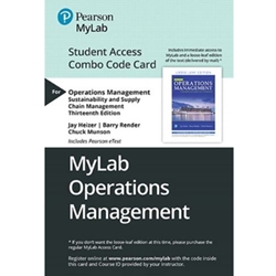 (LL) OPERATIONS MANAGEMENT 13/E W/ MYLAB OPERATIONS