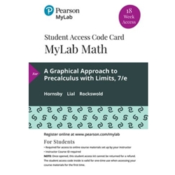 GRAPHICAL APPROACH TO PRECALCULUS(NEW ACCESS CARD ONLY)(18WK)