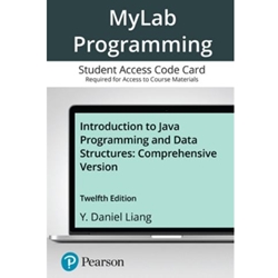 MYLAB PROGRAMMING W/EBOOK FOR INTRO TO JAVA PROGRAM AND DATA