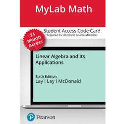 (SET2) MYLAB W/EBOOK FOR LINEAR ALGEBRA (24 MONTHS)