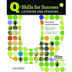 UNM Bookstore - (CEL) Q: SKILLS FOR SUCCESS: LISTENING & SPEAKING