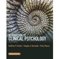 INTRO TO CLINICAL PSYCHOLOGY 8/E