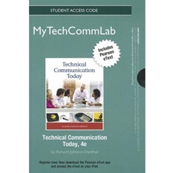 (SET2) MYTECHCOMMLAB W/EBOOK FOR TECH COMM TODAY 4/E