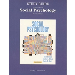 S/G ARONSON SOCIAL PSYCHOLOGY 3/E