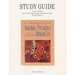 S/G CARSON ABNORMAL PSYCH & MODERN LIFE 10/E UPDATED