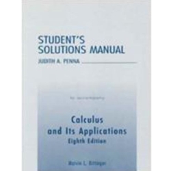 SOL MNL FOR BITTINGER -CALCULUS & ITS APPLICATIONS