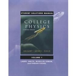 SSM FOR COLLEGE PHYSICS 2/E VOL1:CHAP 1-16