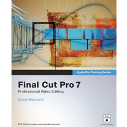 (SET2) APPLE PRO TRAINING FINAL CUT PRO 7-W/CD