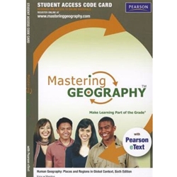 (SET2) MASTERING GEOGRAPHY W/EBOOK FOR HUMAN GEOGRAPHY 6/E