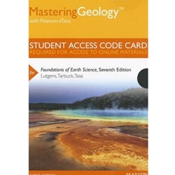 (SET2) MASTERING GEOLOGY + ETEXT FOR FOUNDATIONS OF EARTH SCI 7/E