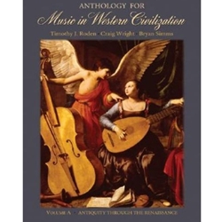 (B) ANTHOLOGY FOR MUSIC IN WEST CIV, VOL A