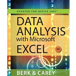 DATA ANALYSIS W/MS EXCEL 2007 3/E