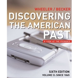 DISCOVERING THE AMERICAN PAST 6/E VOL2