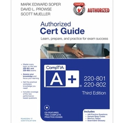 (A)(SET2) COMPTIA A+ 220-801/220-802 CERT GUIDE W/CD