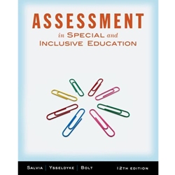 ASSESSMENT IN SPECIAL & INCLUSIVE EDUCATION 12/E