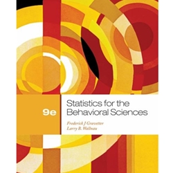 (ALC) STATISTICS FOR BEHAVIORAL SCIENCE 9/E