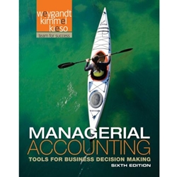 (SET3) MANAGERIAL ACCOUNTING 6/E W/WILEYPLUS+EBOOK