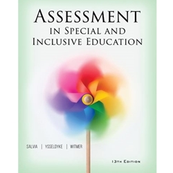 ASSESSMENT IN SPECIAL & INCLUSIVE EDUCATION 13/E