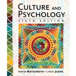 CULTURE & PSYCHOLOGY 6/E