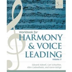 HARMONY & VOICE LEADING WKBK 5/E VOL 2