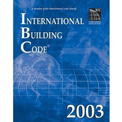 INTERNATIONAL BUILDING CODE 2003